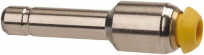 Push-To-Connect Tube to Male & Tube to Male NPTF Tube Fitting: Male, Straight, 1/8" Thread, 3/8" OD