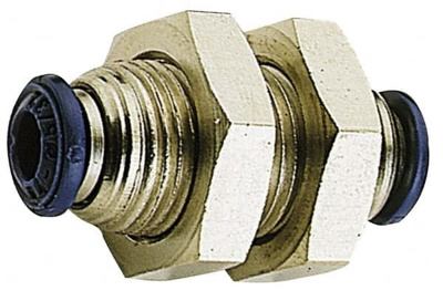 Push-To-Connect Tube to Tube Tube Fitting: 5/16" OD