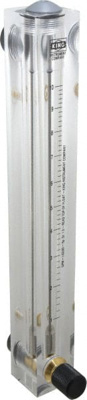 1/2" F Port Block Style Panel Mount Flowmeter