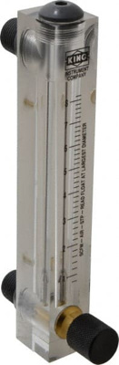 1/2" M Port Block Style, Panel Mount Flowmeter