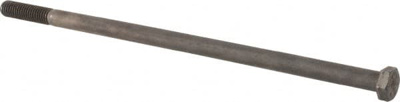 Hex Head Cap Screw: 3/8-16 x 9", Grade 8 Steel, Uncoated