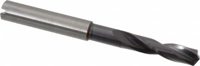 Screw Machine Length Drill Bit: 0.2656" Dia, 140 &deg;, Solid Carbide