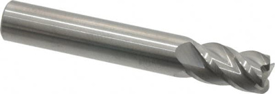 5/16" Diam 4 Flute Solid Carbide 0.03" Corner Radius End Mill