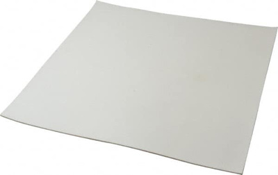 Sheet: Silicone Rubber, 12" Wide, 12" Long, White