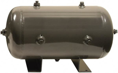 30 Gal 175 Max psi Compressed Air Tank & Receiver 1/2 3/4 1-1/2 2 NPT Port, 37-1/2" OAL Motion Contr