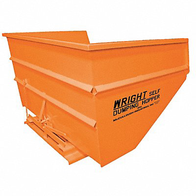 Self Dumping Hopper 6000 lb Orange