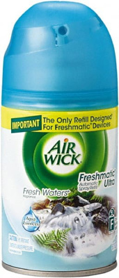 Air Freshener Dispenser Refill: Aerosol, 6 Refills, 6.17 oz Container