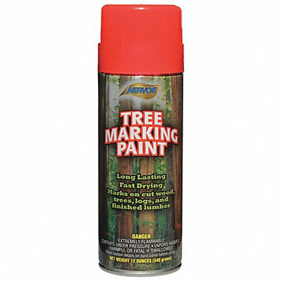 Tree Marking Paint 16 oz Fluorescent Red