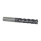 1/2" Diam 4-Flute 40&deg; Solid Carbide Square Roughing & Finishing End Mill