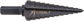 Step Drill Bits: 3/16" to 7/8" Hole Dia, Cobalt, 12 Hole Sizes
