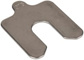 5 Piece, 2 Inch Long x 2 Inch Wide x 0.075 Inch Thick, Slotted Shim Stock
