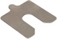 5 Piece, 4 Inch Long x 4 Inch Wide x 0.125 Inch Thick, Slotted Shim Stock