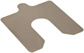 Metal Shim Stock; Type: Slotted Shim ; Material: Stainless Steel ; Thickness (Decimal Inch): 0.0250 
