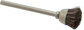 Cup Brush: 9/16" Dia, 0.012" Wire Dia, Straight
