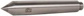 0.7" Head Diam, Carbide-Tipped Steel Standard Point Solid Dead Center