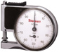 0 to 3/8" Measurement, 0.001" Graduation, 1/2" Throat Depth, Dial Thickness Gage