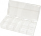 9 Compartment Clear Small Parts Box
