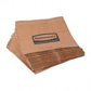 250 Qty 1 Pack Brown, Waxed Kraft Paper, Wax-Lined Hazardous Waste Paper Bag