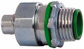 Conduit Connector: For Liquid-Tight, Steel, 3/8" Trade Size