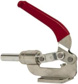 Standard Straight Line Action Clamp: 800 lb Load Capacity, 1.63" Plunger Travel, Flanged Base, Carbo