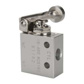 Manually Operated Valve: 0.13" NPT Outlet, Three-Way, Roller Lever & Spring Actuated