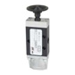 Manually Operated Valve: 0.25" NPT Outlet, Three-Way, Palm Button & Spring Actuated
