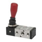 Manually Operated Valve: 0.25" NPT Outlet, Manual Mechanical, Lever & Spring Actuated