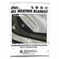 Blanket All Weather Green PK40