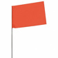 Marking Flags Solid Pattern Orange PK100