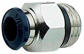 Push-To-Connect Tube to Universal Thread Tube Fitting: Male, Straight, 1/8" Thread, 1/8" OD