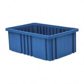 75 Lb Load Capacity Blue Polypropylene Dividable Container